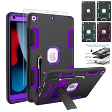 Case For iPad 9th Generation 10.2 inch Hybrid Shockproof Heavy Duty Stand Cover