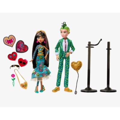 Monster High Cleo & Deuce Howliday Love Edition 2 pack #HKY85 NRFB