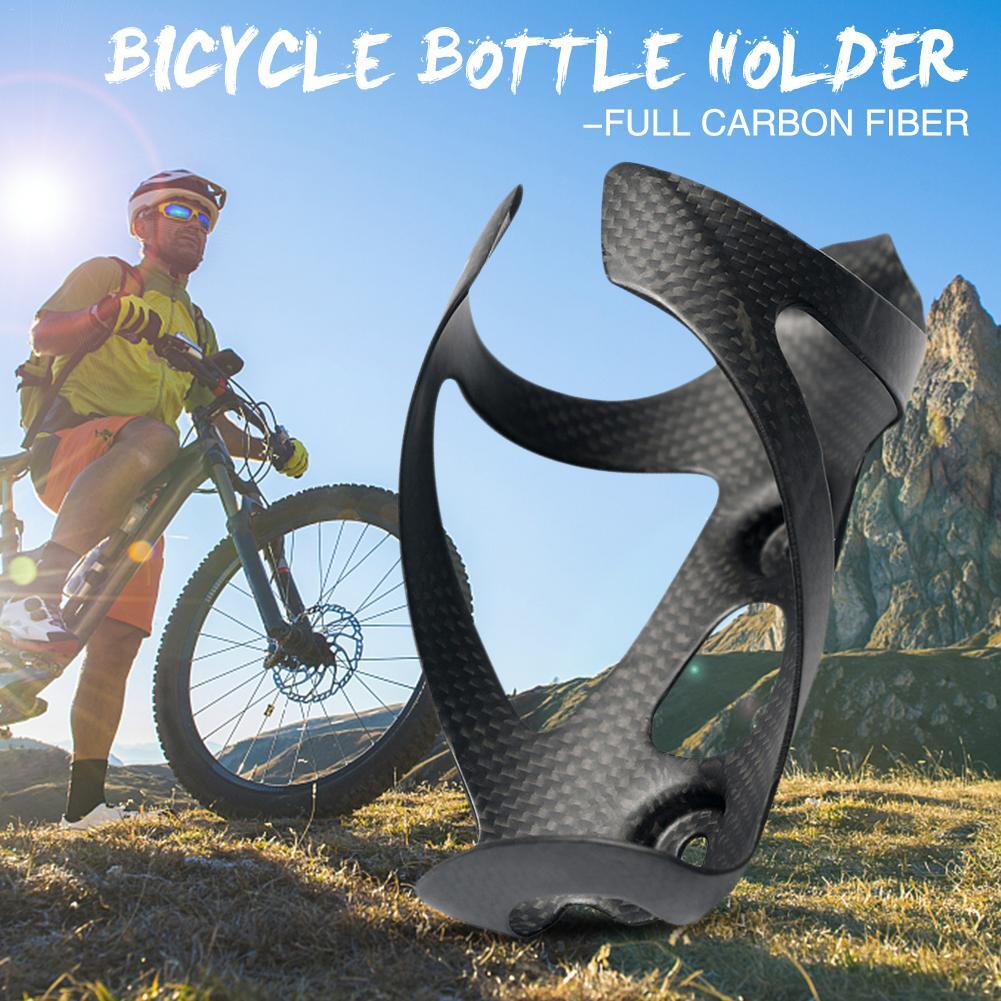 Full Carbon Fiber Bicycle Water Bottle Cage for Road Bike Bottle Holder