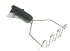 BRAND NEW TRUE LIVING POTATO MASHER SMASHER VEGETABLES 8-3/4" STAINLESS STEEL