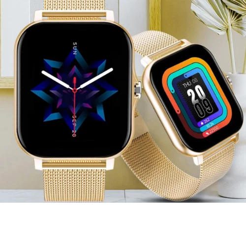 MONTRE INTELLIGENTE TELEPHONE ANDROID 1.44 '' COULEUR ROSE ECRANC COULEUR BLUET - Photo 2/4