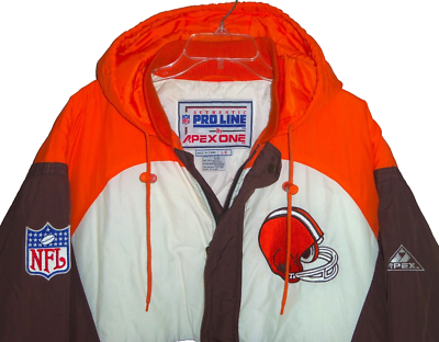 VINTAGE 90's CLEVELAND BROWNS NFL THROWBACK APEX-ONE OLD HELMET