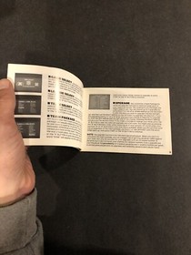 nfl Nintendo nes Manual Only
