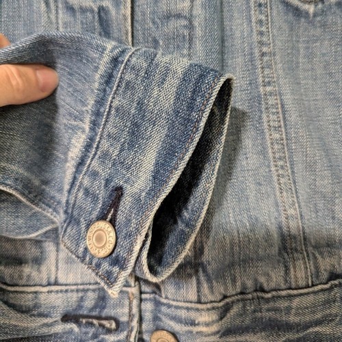 Levi's Jean Jacket Girls Boys Size Large Pockets Denim Youth Kids - Picture 6 of 13