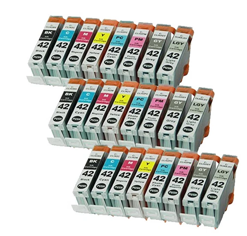 Print Inkjet Cartridges For CLI-42 CLI 42 Canon Pixma PRO-100 Pro-100S Printer