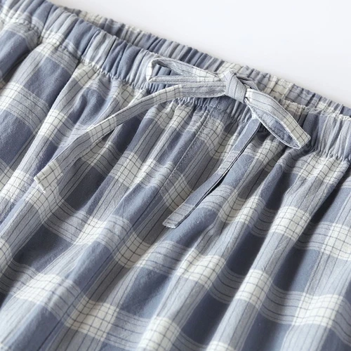 Men's Plaid Sleep Shorts Soft Comfy Drawstring Pockets Cotton Pj Pajama Bottoms - Picture 6 of 24