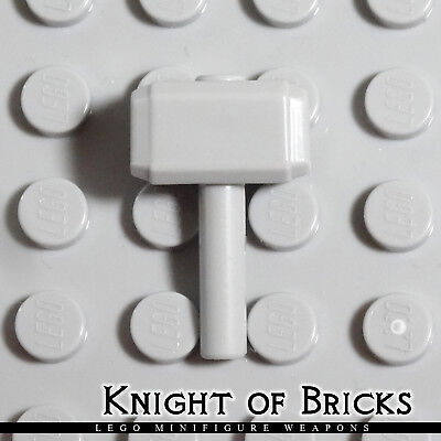 LEGO Light Gray Sledgehammer Thor Mjolnir Minifigure Tool Weapon Jack McHammer 
