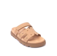 PHIL GATIÈR by REPO 64155a Beige Leather Platform Sandals 38 / US 8