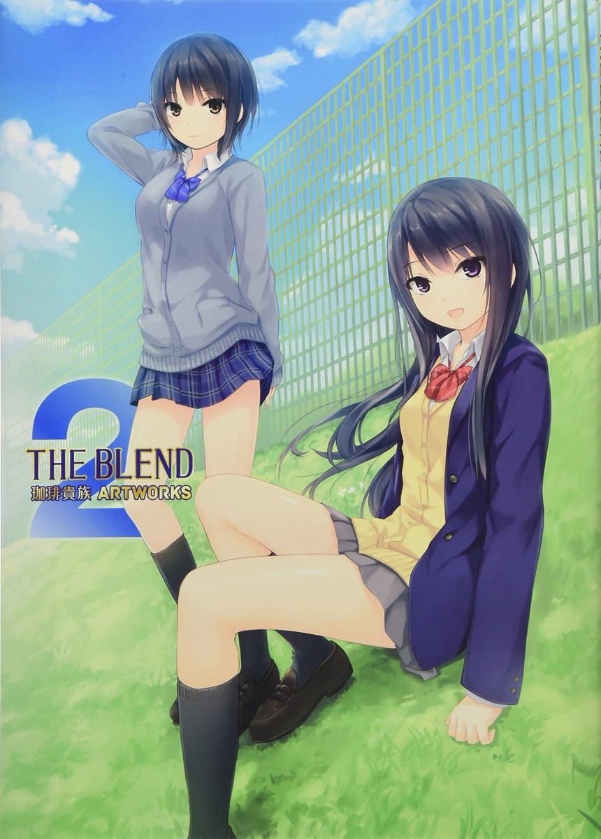 THE BLEND1,2 珈琲貴族ART WORKS＆Blue Mountain The Blend2 Coffee-kizoku Artworks Bishoujo Illustration Art