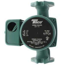 Taco 007-F5 Cast Iron Circulator, 1/25 HP
