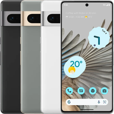 Google Pixel 7 PRO 5G 128/256GB Unlocked Hazel/Obsidian/Snow Grade