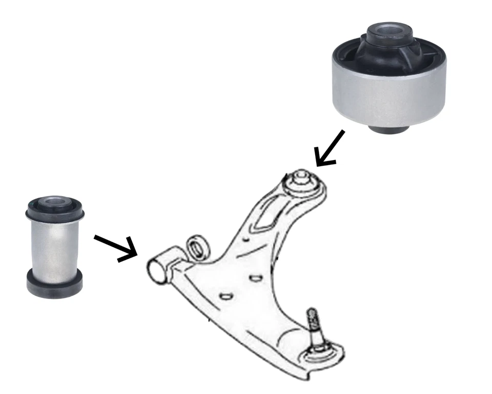 FRONT LOWER CONTROL ARM BUSHING FOR 2006-2013 SUZUKI GRAND VITARA SET OF 4 - Image 2 of 2