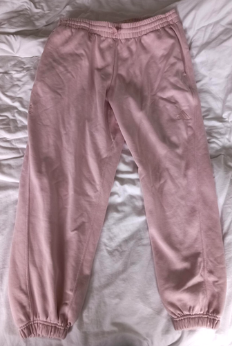 Adidas Pale Pink Jersey Joggers Ladies Size 16 (generous), VGC