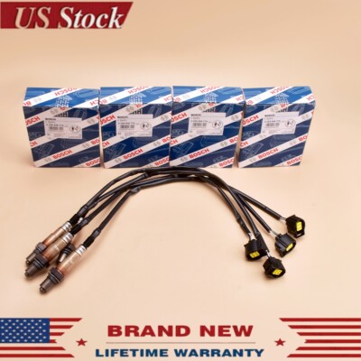 4PCS OEM For 2001-2018 Jeep Wrangler 3.6L 3.8L 4.0L Bosch Oxygen O2 Sensor