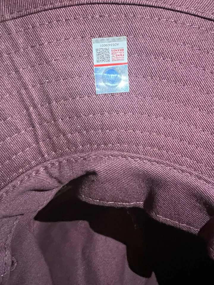 Maroon NCAA Arizona SunDevils Sun Hat by Zephyr Size L/XL NWT - Image 4 of 4