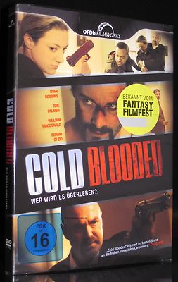DVD COLD BLOODED (FANTASY FILMFEST 2013) - THRILLER - RYAN ROBBINS *** NEU ***