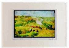 Steam Trains 182012 Yorkshire Steam At Mytholmes Viaduct KWVR A2 Picture Frame