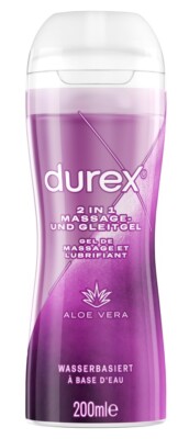 Durex Gleitgel Play Massage 2 in 1 Aloe Vera Massage und Gleitmittel in einem