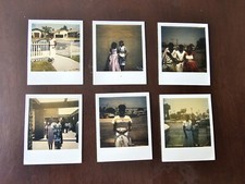 Lot of 6, Found Vintage Polaroids Likely 1980's, Family Photos, Great Lot, W08