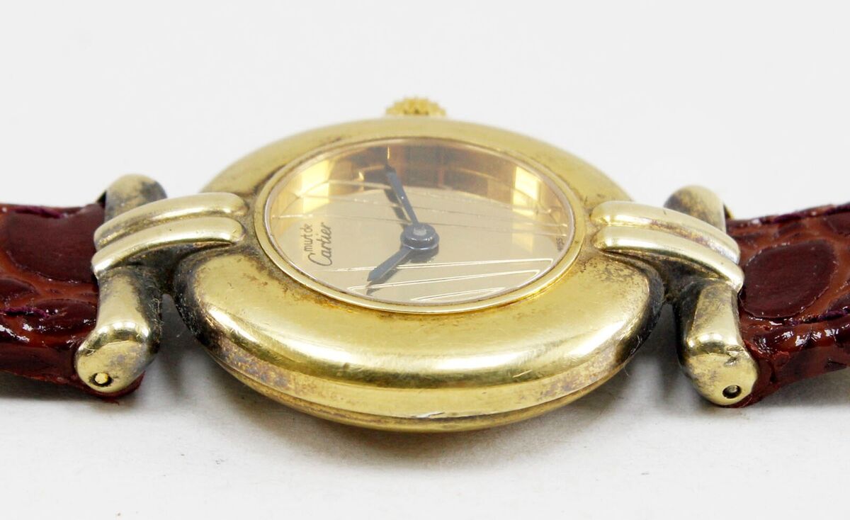 Cartier Must de Colisèe Quartz Ref. 590002 Gold Plated Cartier Must de Colisèe Quartz Ref. 590002 Gold Plated