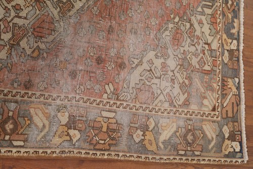 Distressed Semi-antique Traditional Rug 4x7 Handmade Wool Carpet - Picture 15 of 24