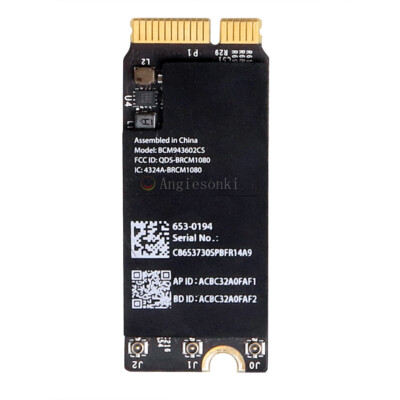 Retina Macbook Pro A1425 A1502 A1398-BCM943602CS WiFi Bluetooth 4.0 AirPort Card