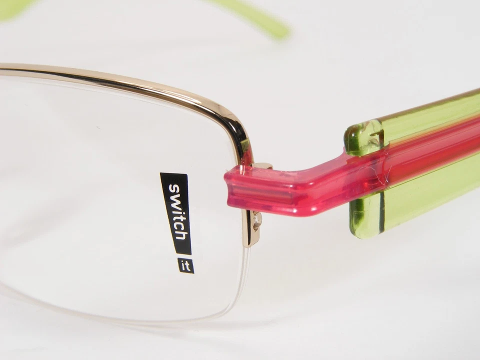 Switch it by EBM Combi 1204 Oro Pálido ÚNICAS GAFAS RARAS 49-18-145mm Alemania Foto 4 de 4