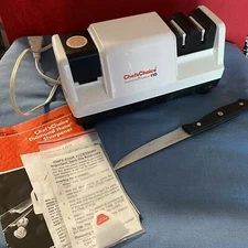Chefs Choice Diamond Hone Professional Knife Sharpener Model 110 Tested Working