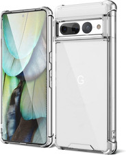 For Google Pixel 7 Pro Clear Case Premium Quality Transparent TPU Bumper Crystal