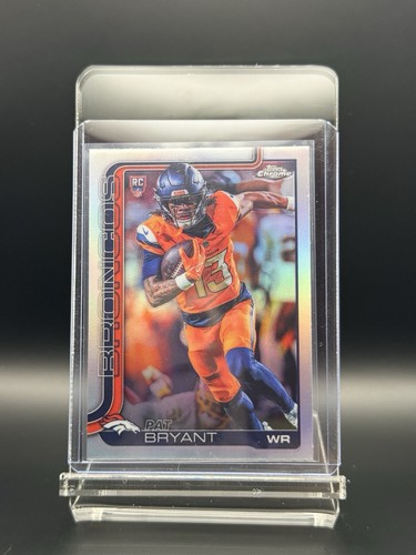 2025 Topps Chrome Pat Bryant Rookie Refractor Broncos RC