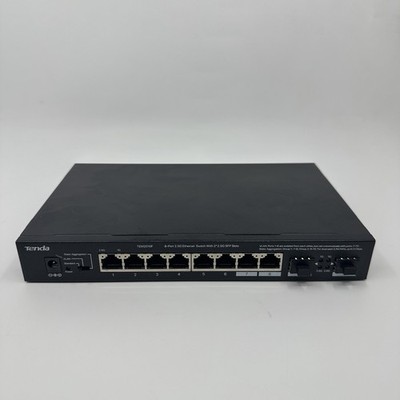 Tenda TEM2010F Ethernet Switch 2.5g 8-Port with 2x2.5G SFP+ Slots Lightly Used