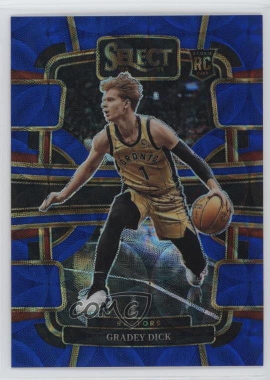 2023-24 Panini Select Concourse Blue Scope Prizm 58/249 Gradey Dick #90 13lw