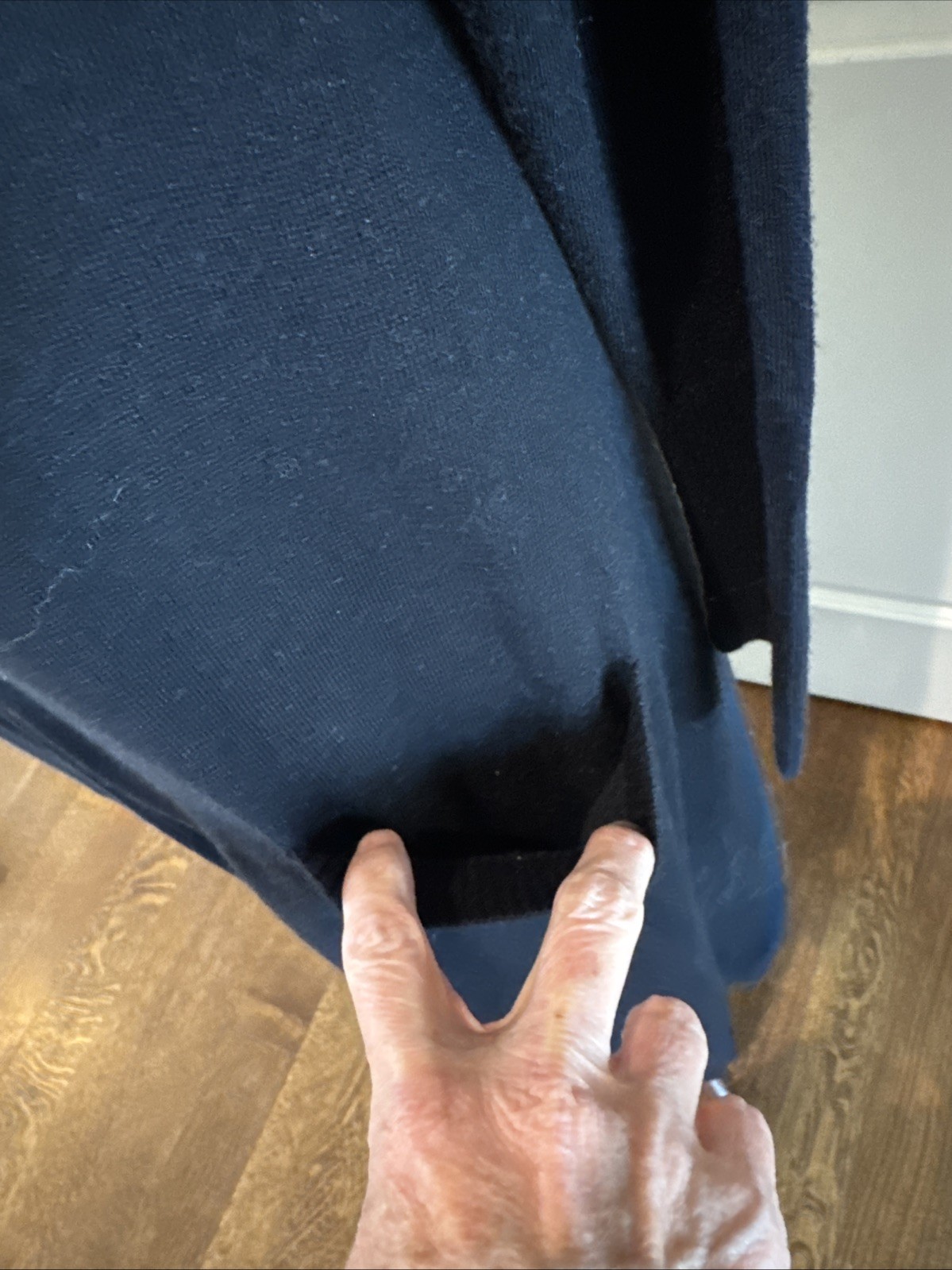 Peruvian Connection Black Long Duster Cardigan XL… - image 8