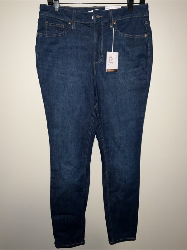 Lauren Conrad Women's High Rise Skinny Blue Jean Pants - SIZE 10