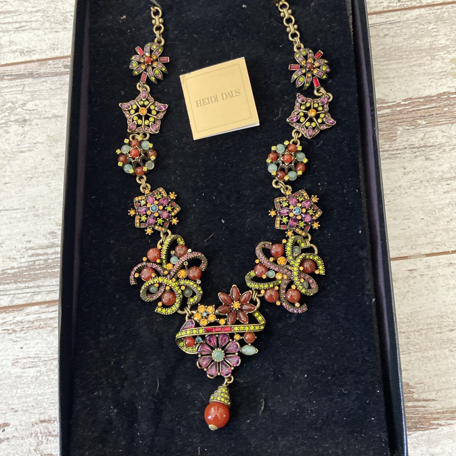 Vintage Heidi Daus Signed Statement Necklace - image 6