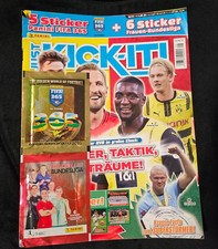 JUST KICK IT  Nr. 8/24 -Zeitschrift mit 5 Sticker Panini Fifa 365