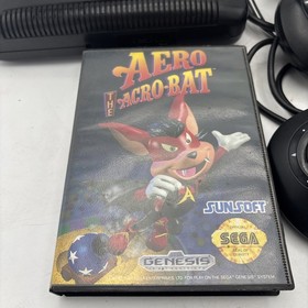 SEGA Genesis MK-1631 Console Bundle w/ 2 Controllers Cords WORKS!