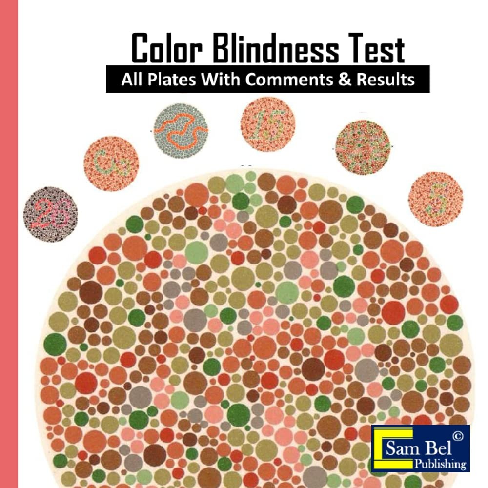Color Blindness Test: All Plates With Comments & Results , Ishihara Plates , Op