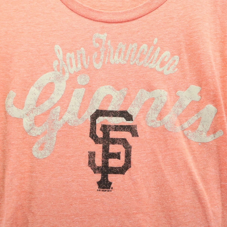 San Francisco Giants T-Shirt Top Womens Medium Touch by Alyssa Milano Tee Orange - Image 2 of 4