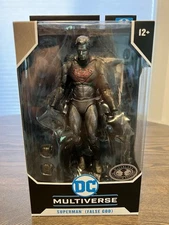 DC McFarlane Superman Batman Vs Superman False God Platinum