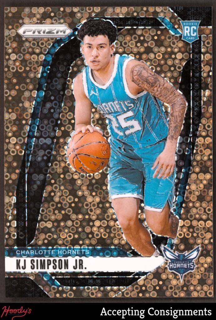 2024-25 Panini Prizm Prizms Fast Break Bronze #247 KJ Simpson Jr. RC ROOKIE 6/20
