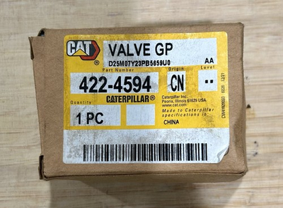#ad NEW OEM CAT 422 4594 4224594 Hydraulic Relief Valve For Hydraulic Control Valve $192.47