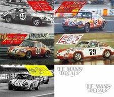 Decals Porsche 911 S Le Mans 1972 40 44 45 79 1:32 1:24 1:43 18 911S slot decals