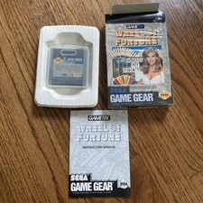 Wheel of Fortune (Sega Game Gear) With Manual In The Original Box