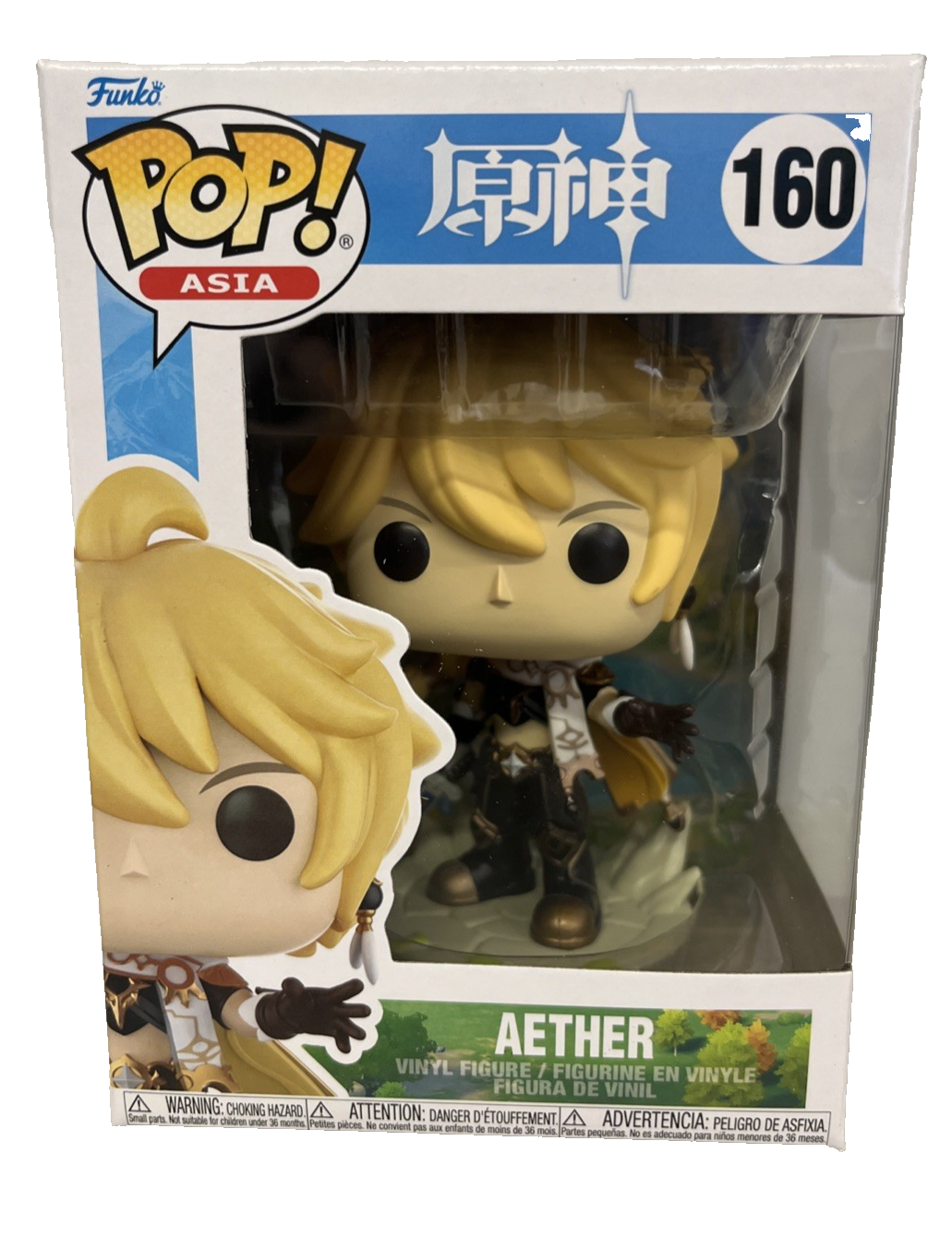 Funko Pop Asia Genshin Impact Aether Vinyl Figure - New in Box