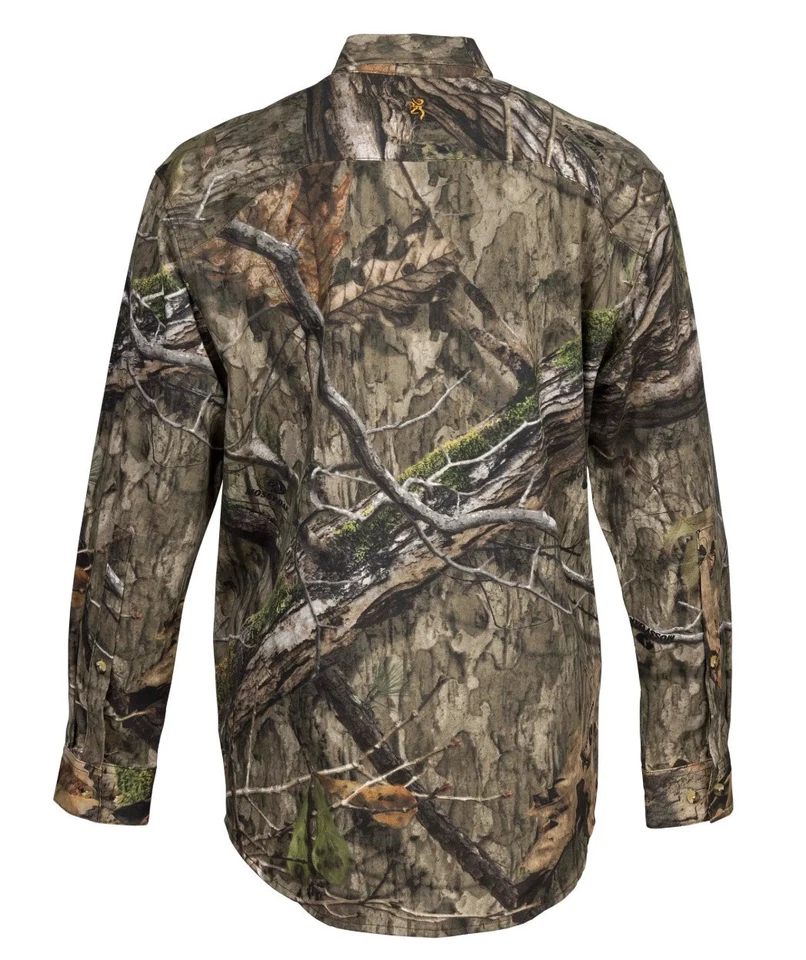 BROWNING 3017802803 Men's LG Wasatch CB Mossy Oak Break-Up DNA Camo Hunt Shirt - Image 2 of 2