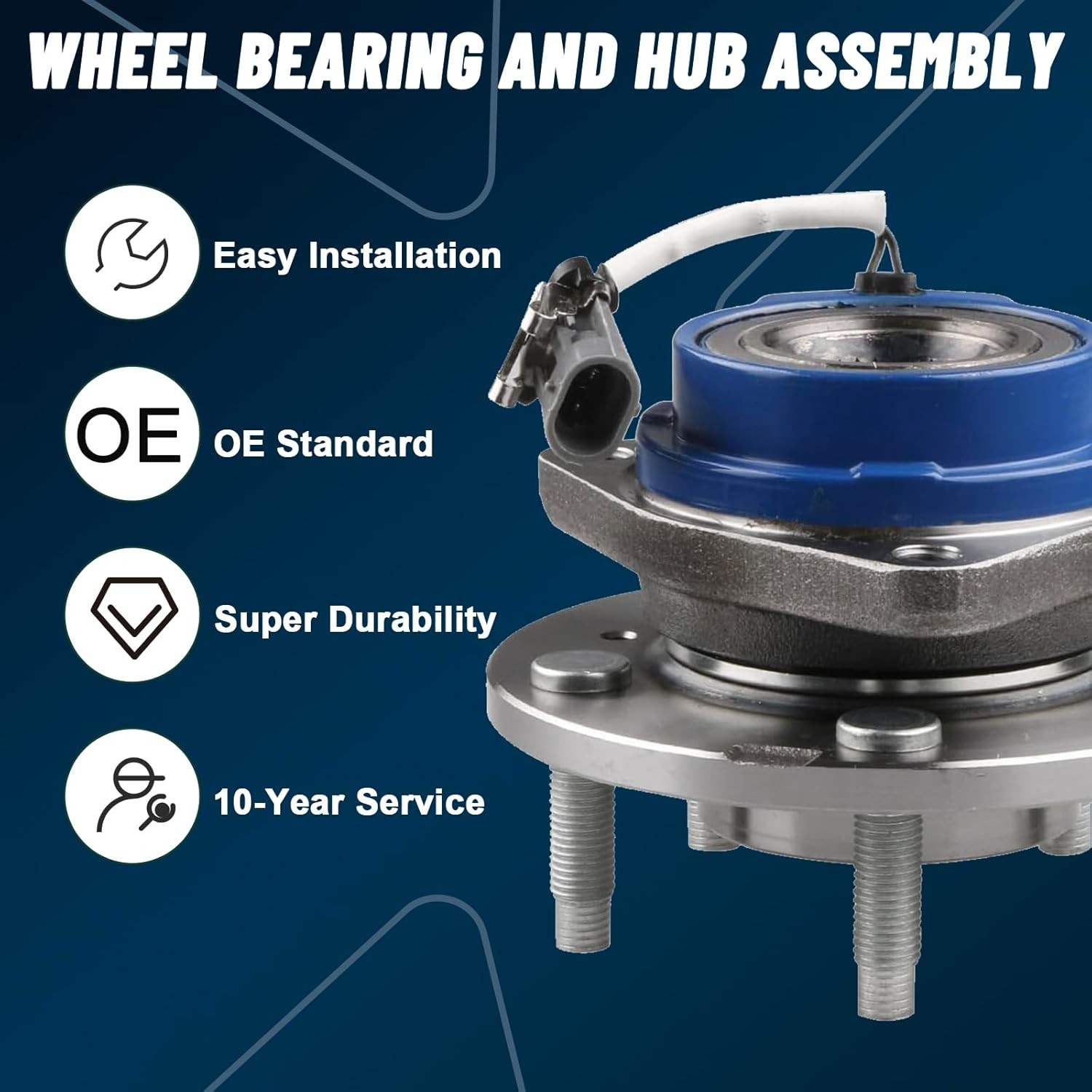 4WD 5-Lug Front or Rear Wheel Bearing Hub for Chevy Uplander Venture Buick
