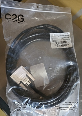 Legrand 26942 C2G 9.8ft (3m) DVI-D  M/M Dual Link Digital Video Cable