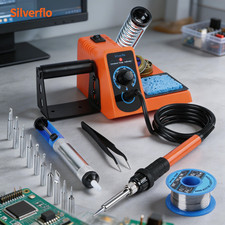 60W Digital Soldering iron Station Quick Heat Adjustable Temp Welding Kit