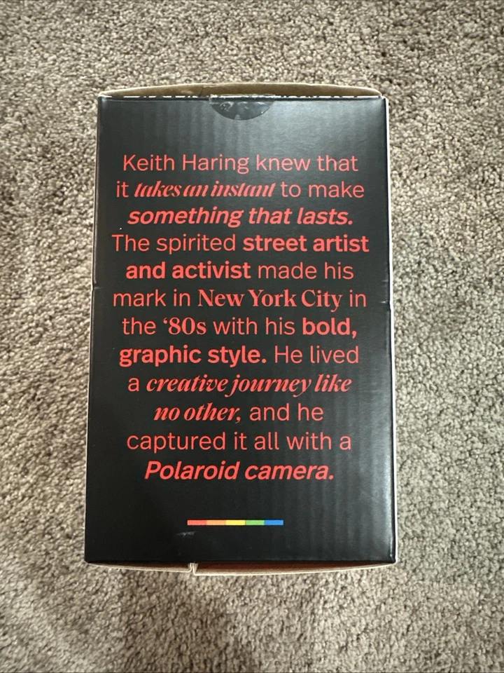 Polaroid Now I-Type Instant Camera Keith Haring Edition - Red - Image 2 of 4